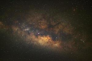 Close-up of Milky Way,Long exposure photograph, with grain photo