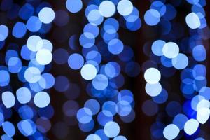 Abstract circular bokeh background of light photo