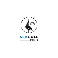 Seagull  Bird logo icon  vector designs