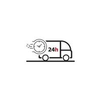 Shipping fast delivery  icon vector design template