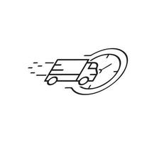 Shipping fast delivery  icon vector design template