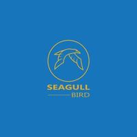 Seagull  Bird logo icon  vector designs