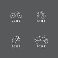 Bicycle Icon Vector Design  Template