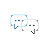 Speech bubble icon vector illustration