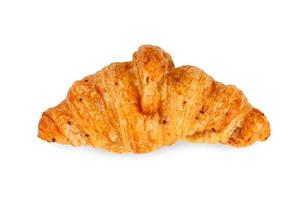 croissant on white background photo