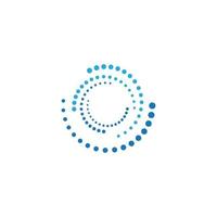 halftone circle dots vector illustration design