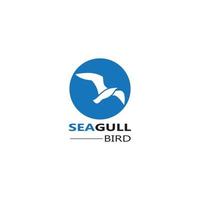 Seagull  Bird logo icon  vector designs