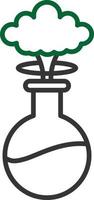 Lab Explosion Line Two Color vector
