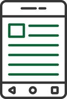 Storytelling Line Two Color vector