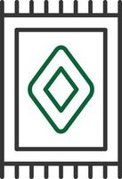 Carpet Line Two Color vector