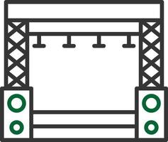 Stage Line Two Color vector