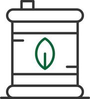 Eco Fuel Line Two Color vector