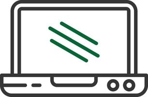 Laptop Line Two Color vector