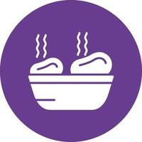 Roasted Potato Line Two Color vector
