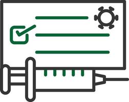 Line Two Colour Icon vector