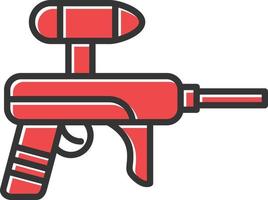 Paintball Filled Retro vector