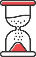 Hourglass Filled Retro vector