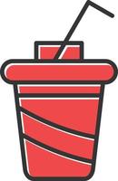 Soft Drink Filled Retro vector