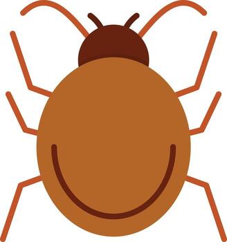 Bug Flat Icon vector