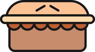 Applepie Line Filled vector