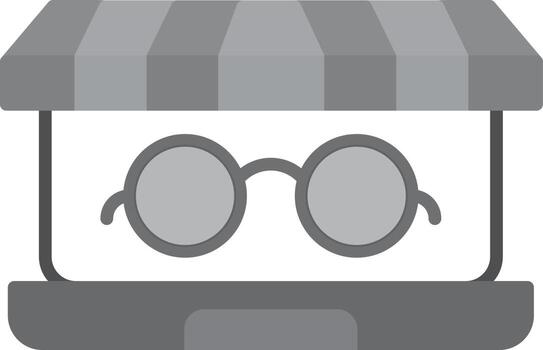 E Commerce Flat Greyscale vector