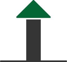 Upload Glyph Two Color vector