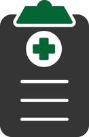 Check List Glyph Two Color vector