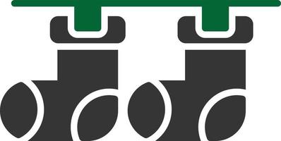 Drying Glyph Two Color vector
