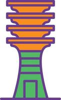 Djed Line Filled Two Color vector