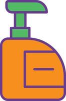 Detergent Line Filled Two Color vector