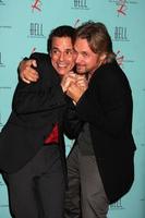 los angeles, 18 de marzo - christian leblanc, stephen nichols llegando a la fiesta del 38 aniversario de los jóvenes y los inquietos organizada por la familia bell en el hotel avalon el 18 de marzo de 2011 en beverly hills, ca foto