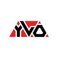 diseño de logotipo de letra de triángulo ylo con forma de triángulo. monograma de diseño del logotipo del triángulo ylo. plantilla de logotipo de vector de triángulo ylo con color rojo. ylo logo triangular logo simple, elegante y lujoso. ylo