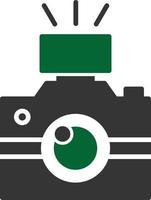 Photography Glyph Two Color vector