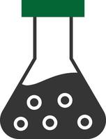 Flask Glyph Two Color vector