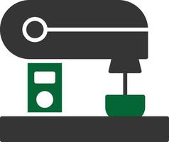 Mixer Glyph Two Color vector