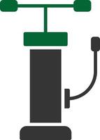 Air Pump Glyph Two Color vector