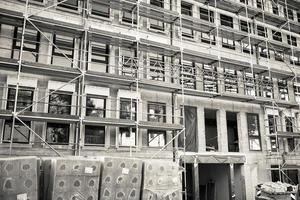 Closeup of construction site building photo