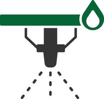 Sprinkler Glyph Two Color vector