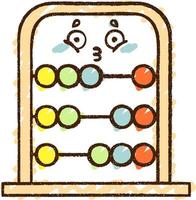 Abacus Chalk Drawing vector