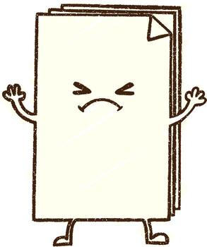 Paper Stack Chalk Drawing vector