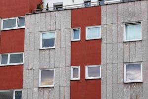 facade of a building in the city photo