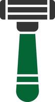 Razor Glyph Two Color vector