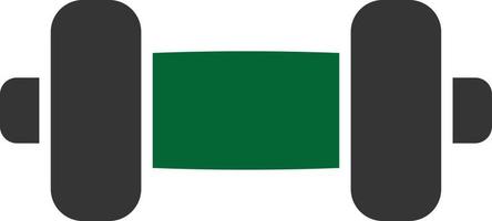 Dumble Glyph Two Color vector