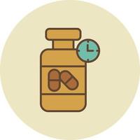 Medicine Filled Retro vector