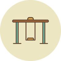 Swing Filled Retro vector