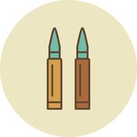 Bullets Filled Retro vector