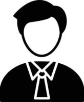 Manager Glyph Icon vector