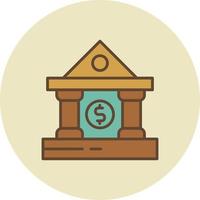 Bank Filled Retro vector