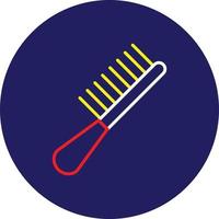 Comb Line Multicolor vector