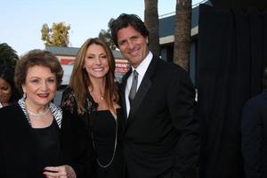 LOS ANGELES, FEB 19 - Steven Levitan, his mother and guest arrives at the 2012 Writers Guild Awards at the Hollywood Palladium on February 19, 2012 in Los Angeles, CA photo